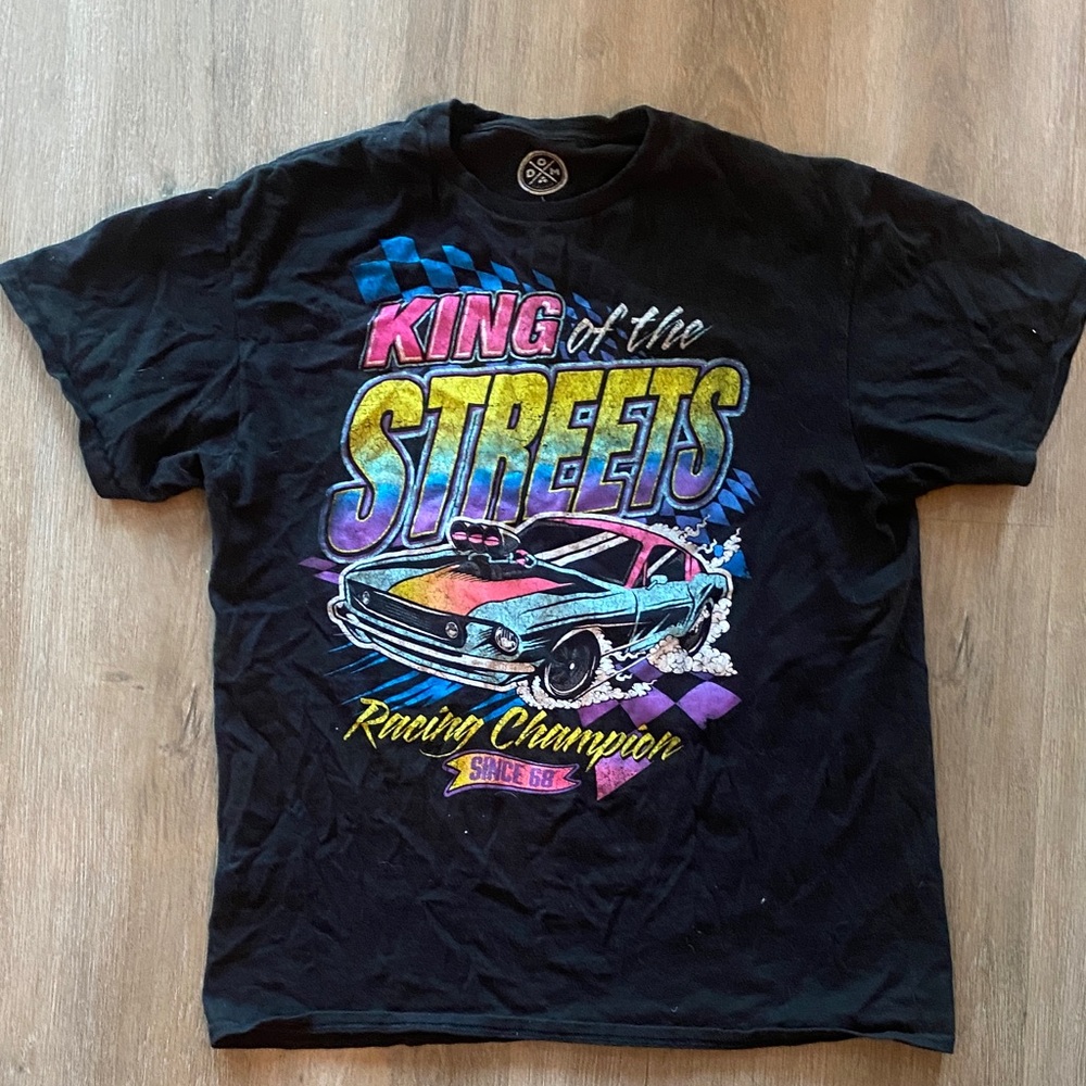 Racing Champion Black Graphic T-Shirt